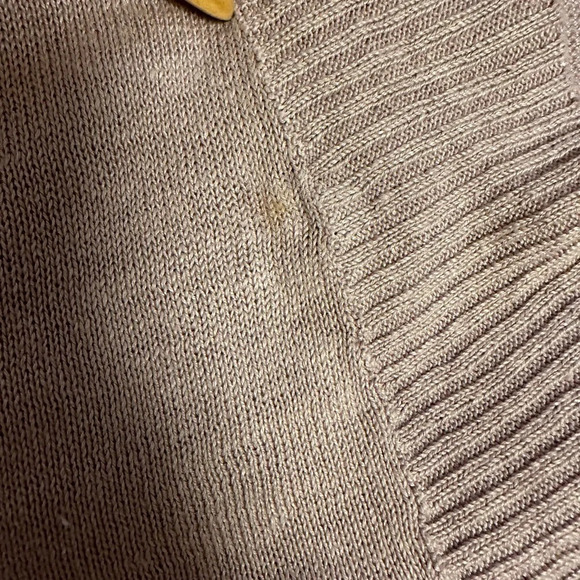 Eileen Fisher Fine Organic Linen Luna Crepe  Knit Short Cardigan L (z) - Picture 7 of 11